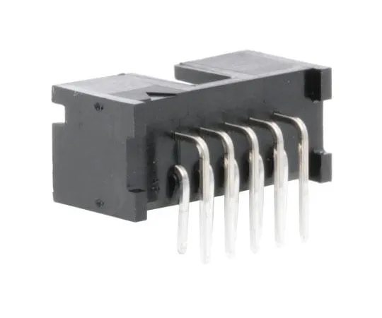 63-7554-09 TE Connectivity AMP-LATCH, 10 Way, 2 Row, Right Angle PCB Header 5103310-1