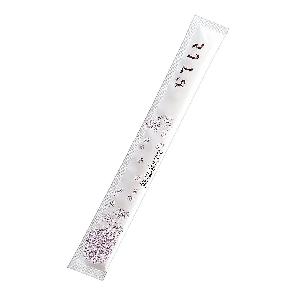 63-5722-64 Hakuyo 8 sun paper complete chopsticks with small flower pattern toothpick (1 case, 4000 sets) XHSF301
