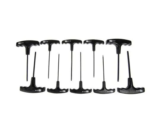 63-7551-75 RS Pro 10 Piece T Shape Torx Key Set T6; T7; T8; T9; T10; T15; T20; T25; T27; T30 450-0992