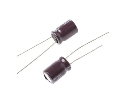 63-7605-94 Nichicon 100μF 50V dc Aluminium Electrolytic Capacitor, Through Hole 8 (Dia.) x 11.5mm +105°C 8mm 3.5mm UPS1H101MPD