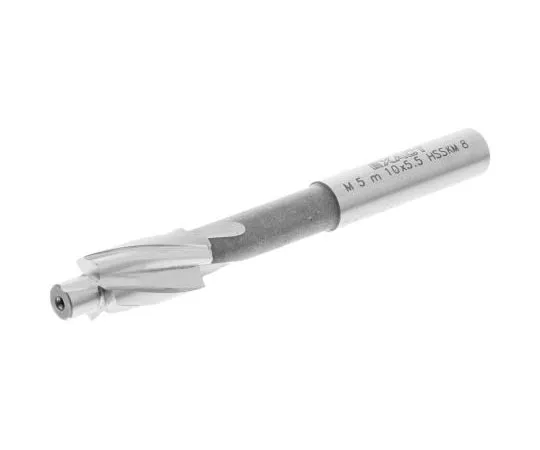 63-7597-52 HSS M5 80 mm Counterbore Drill Bit, 10mm Cutter Diameter, 8 mm Plain Shank 5843
