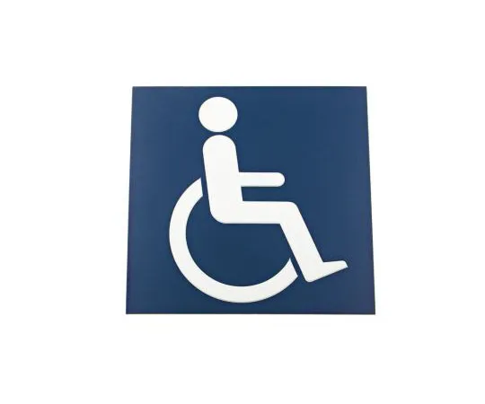 63-7603-15 RS PRO Tactile Sign: Disability Access None. None Text, Self-Adhesive Plastic, 150 x 150mm 513-3650