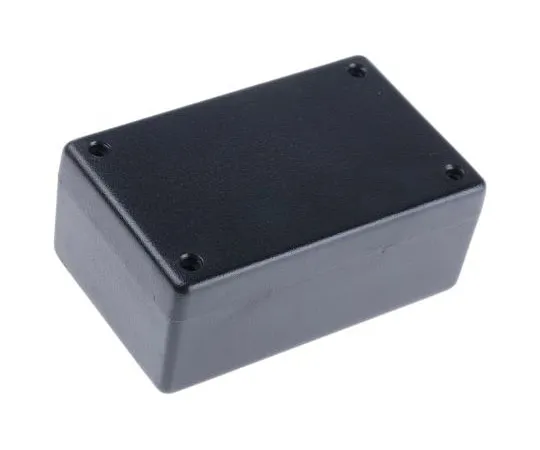 63-7612-98 Hammond 1594, ABS Enclosure, IP54, 106.5 x 66 x 45.4mm 1594CBK