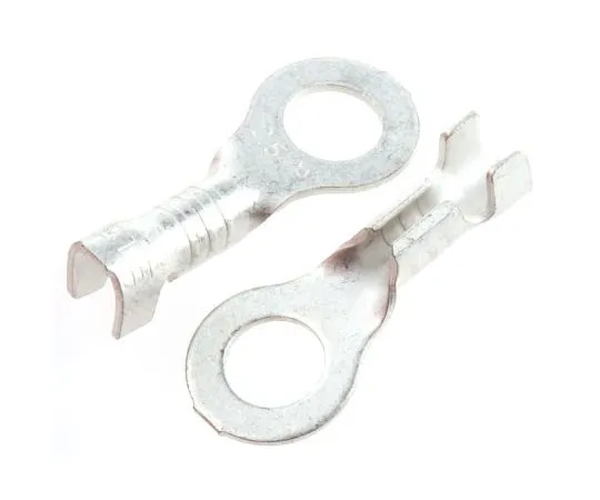 63-7696-45 JST LRB Series Uninsulated Crimp Ring Terminal, M5 Stud Size, 1mm² to 2.5mm² Wire Size LRB-2.5T-M5