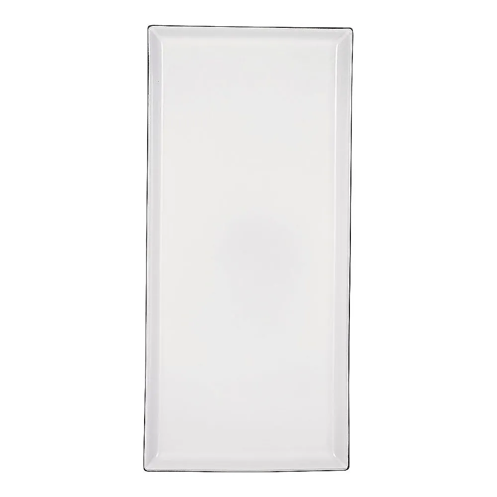 63-5718-37 Echinox Rectangular Plate White RRB5304