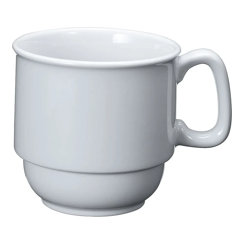 62-6858-16 High Strength Porcelain White Stacking Mug WH-003