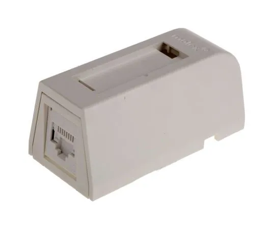 63-7566-93 Molex Premise Networks Cat6 1 Way RJ45 Surface Box,With UTP Shield Type SBX-00005-02
