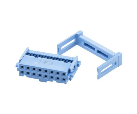 63-7554-01 TE Connectivity AMP-LATCH 609 Series 2.54mm Pitch Right Angle Cable Mount IDC Connector, Socket, 16 Way, 2 Row 1-1658526-1