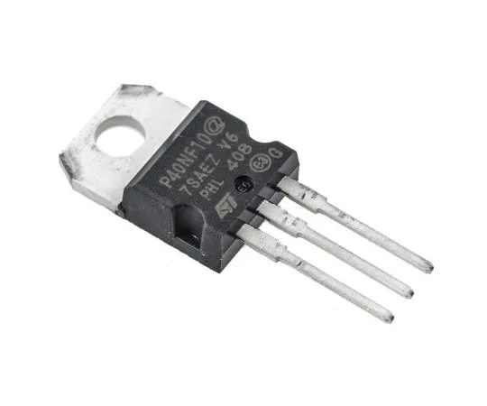 63-7579-57 STP40NF10 N-Channel MOSFET, 50 A, 100 V STripFET, 3-Pin TO-220 STMicroelectronics STP40NF10