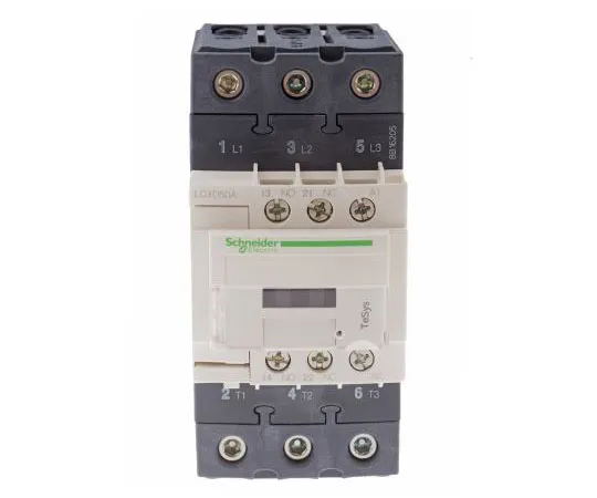 63-7656-51 Schneider Electric 3 Pole Contactor, 50 A, 48 V ac Coil, TeSys D, 3NO, 22 kW LC1D50AE7