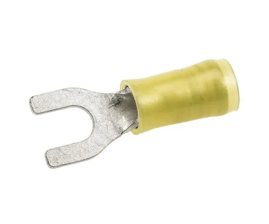 63-7557-42 TE Connectivity PIDG Series Insulated Crimp Spade Connector, 2.6mm² to 6.6mm², 12AWG to 10AWG, M5 Stud Size Nylon, 32589