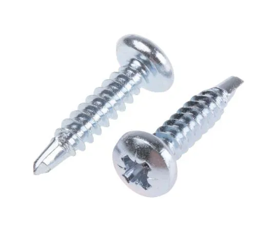 63-7627-78 RS PRO Bright Zinc Plated Steel Self Drilling Screw No. 8 x 19mm Long 546-5979