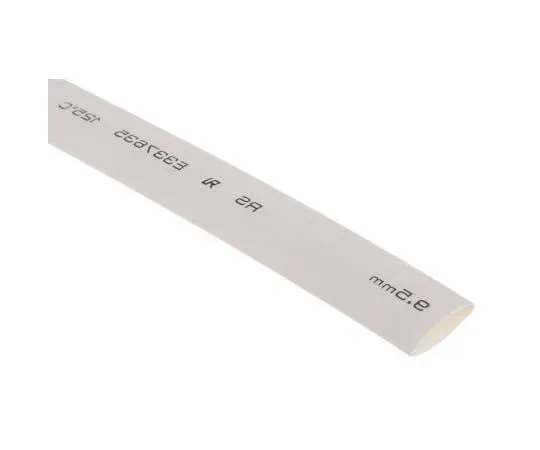 63-7710-24 RS Pro White No Heat Shrink Tubing 9.5mm Sleeve Dia. x 6m Length 2:1 Ratio 700-4775