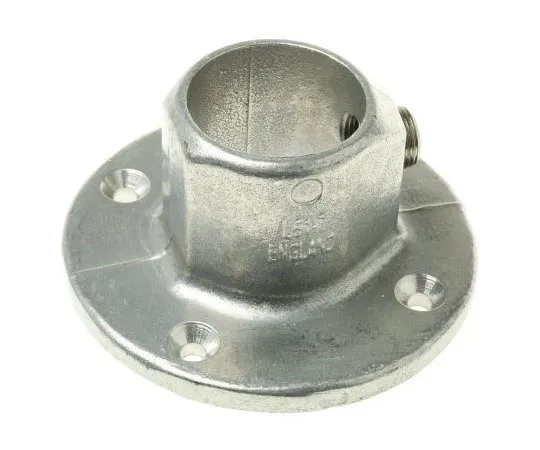 63-7584-54 Kee Lite Aluminium L61 Wall Flange, 42.4mm Round Tube, Type 7 L61-7