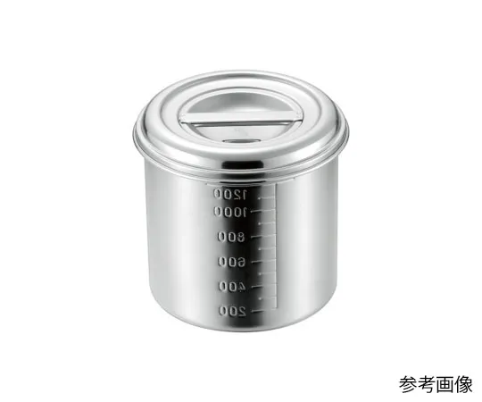 63-5609-18 AG 18-8 Deep Kitchen Pot (with Scale) 10 cm (0.7 L) 11010-1