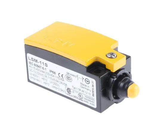63-7571-30 IP66, IP67 Snap Action Limit Switch Plunger Metal, NO/NC, 415V 266140 & LSM-11S