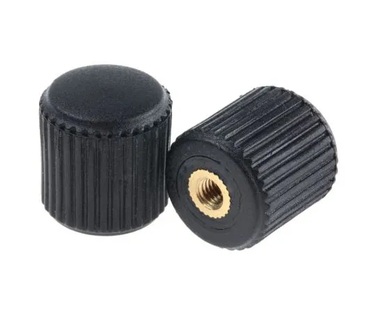 63-7649-20 RS PRO Black Thermoplastic Knob 631-9108