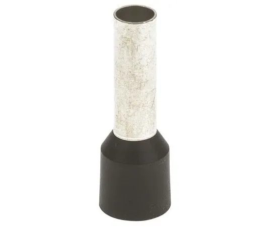 63-7695-52 JST GWE Series Insulated Crimp Bootlace Ferrule, 12mm Pin Length, 3.5mm Pin Diameter, 6mm² Wire Size, Black GWE6-12