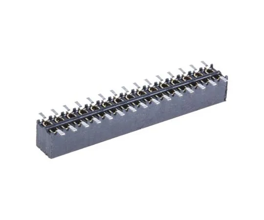 63-7573-29 Samtec MMS Series 2mm Pitch 30 Way 2 Row Straight PCB Socket, Surface Mount, Solder Termination MMS-115-02-L-DV
