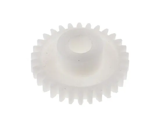 63-7607-58 RS PRO POM 30 Teeth Spur Gear, 24mm Pitch Diam. , 12mm Hub Diam. , 6mm Bore Diam. 521-7310