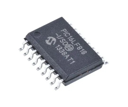 63-7660-44 Microchip PIC16LF818-I/SO, 8bit PIC Microcontroller, 20MHz, 1.792 kB, 128 B Flash, 18-Pin SOIC PIC16LF818-I/SO