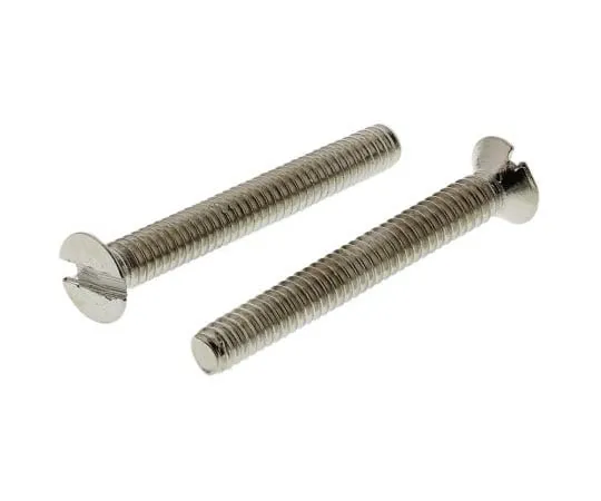 63-7574-55 RS Pro, M2 Countersunk Head, 16mm Brass Slot Nickel Plated0.4 482-9120