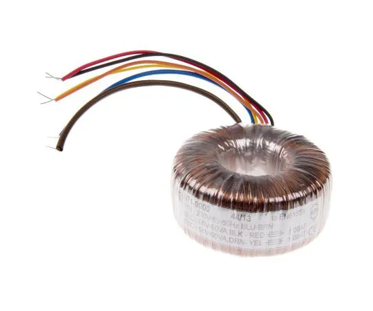 63-7670-79 2 Output Toroidal Transformer, 120VA, 2 x 55V ac 671-9000