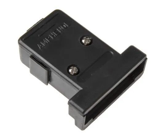 63-7637-95 Amphenol Polymer Angled, Straight D-sub Connector Backshell, 15 Way L17 1588 06
