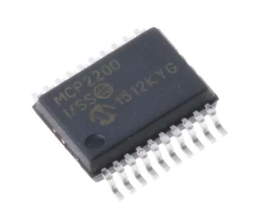 63-7706-75 Microchip MCP2200-I/SS, USB Controller, 12Mbps, USB 2.0, 5.5 V, 20-Pin SSOP MCP2200-I/SS
