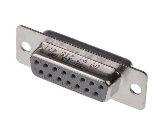 63-7700-93　Harting Panel Mount, 15 Pin D-sub Connector Socket, Shell Size A　9672154715