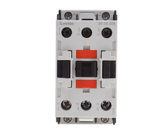63-7691-03 Lovato 3 Pole Contactor, 38 A, 110 V ac Coil, Orange, 3NO, 18.5 kW BF3800A110