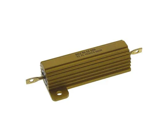 63-7688-58 Vishay RH050 Series Aluminium Ho***d Axial Wire Wound Panel Mount Resistor, 1Ω ±1% 50W RH0501R000FE02