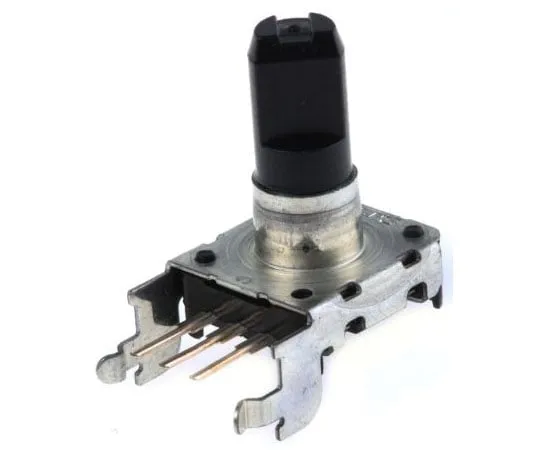 63-7645-17 Alps Alpine 24 Pulse Mechanical Rotary Encoder Flat Shaft (Not Indexed), Through Hole EC12E24202A2
