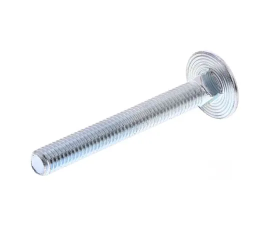 63-7601-89 Bright Zinc Plated Steel Coach Bolt, M6 x 50mm 512-1017