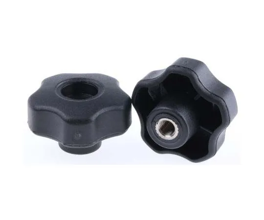 63-7715-15 RS PRO Black Thermoplastic Knob, M8 x 12 702-7664