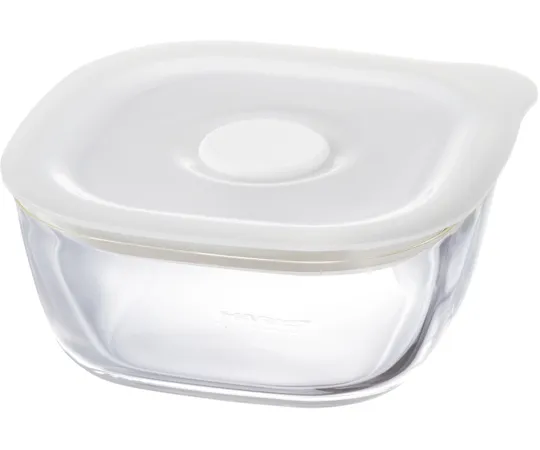 67-3056-95 Heat-Resistant Glass Airtight Storage Container/Square 250 36 Pieces KSTM-25-TW
