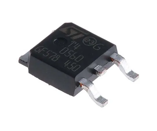 63-7745-64　T405-600B 4A, 600V, TRIAC, Gate Trigger 1.3V 5mA, 3-pin, Surface Mount, DPAK (TO-252) STMicroelectronics　T405-600B
