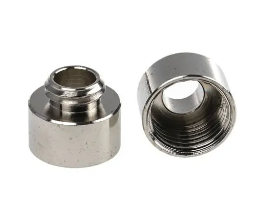 63-7655-04 Lapp M12 → M16 Cable Gland Adapter, Nickel Plated Brass 52104450