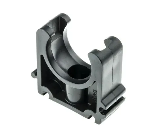 63-7641-36 Georg Fischer PP Black Pipe Clamp, 0.63in x 1.62in x 1.18in, 0.24in 167061037