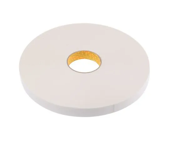 63-7558-74 3M 9536 White Foam Tape, 25mm x 66m, 1.1mm Thick 3M 9536 25MM X 66M