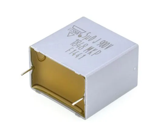 63-7689-52　Vishay 5μF Polypropylene Capacitor PP 900V dc ±5% Tolerance Through Hole MKP1848 Series　MKP1848550094K2