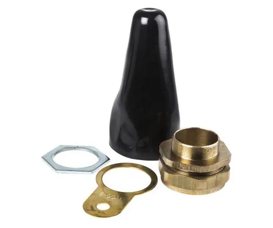 63-7561-24 Prysmian BW50 M50 Cable Gland Kit, includes Earth Tag, Gland Body, Gland Nut, Lock Nuts, Shroud PVC50BW