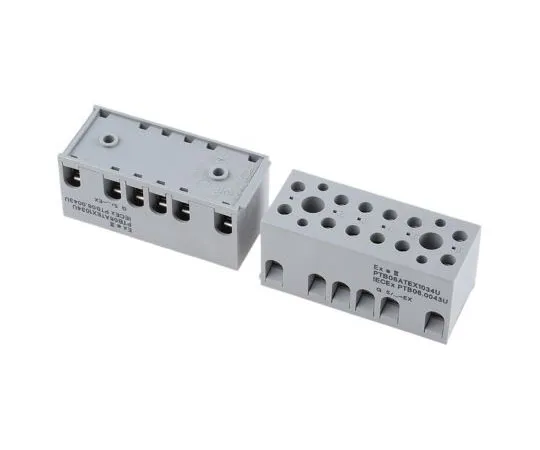 63-7561-13 Phoenix Contact G5/ 6-EX Non-F***d Terminal Block, 6 Way/Pole, Screw Down Terminals, 24 → 12 AWG, Nylon, 275 V 2703198