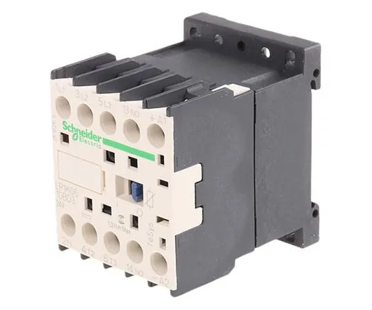 63-7632-44 Schneider Electric 3 Pole Contactor, 6 A, 24 V dc Coil, TeSys K, 3NO, 2.2 kW LP1K0610BD3