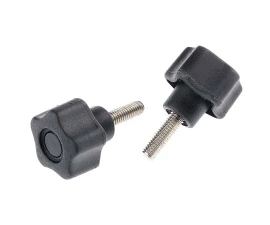 63-7715-06 RS PRO Black Thermoplastic Knob, M6 x 20 702-7636