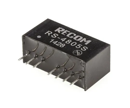63-7587-20 Recom RS 2W Isolated DC-DC Converter Through Hole, Voltage in 36 → 72 V dc, Voltage out 5V dc RS-4805S