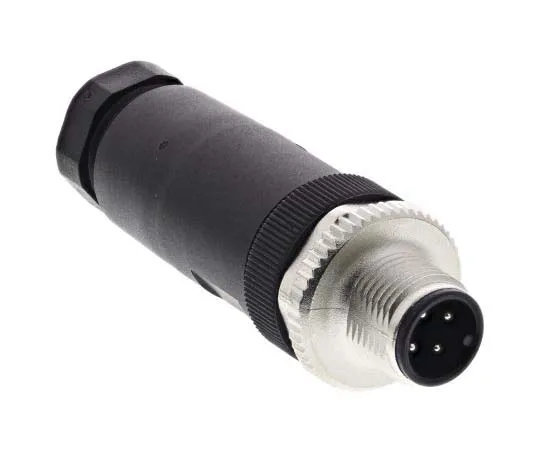 63-7726-34 Binder 713 Series M12 Cable Mount Connector, 4 contacts Socket 99-0429-12-04