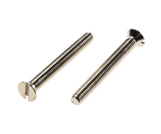 63-7574-62 RS Pro, M3.5 Countersunk Head, 30mm Brass Slot Nickel Plated0.6 482-9265