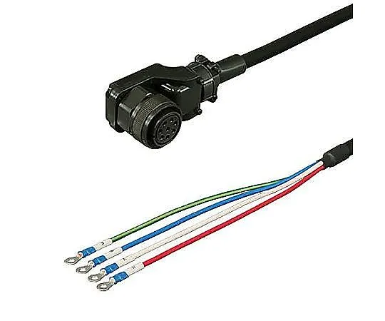 69-5833-78　Power Cable Low Back Angle Plug - Round Crimp Terminal Fixed 1m DSVPWS1LL-12M-001　DSVPWS1LL-12M-001