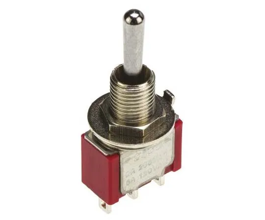 63-7735-82 TE Connectivity Single Pole Double Throw (SPDT) Toggle Switch, (On)-Off-On, PCB 5-1825137-2